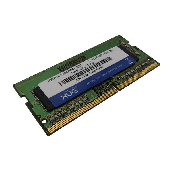 Memoria RAM para Laptop DDR4 PC4-25600 4GB 3200MHZ CL22 1.2V 8C LAPTOP XUE®