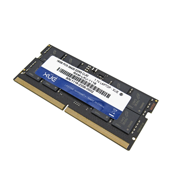 RAM para Laptop DDR5 PC5-38400 16GB 4800MHZ CL40 1.1V  XUE®