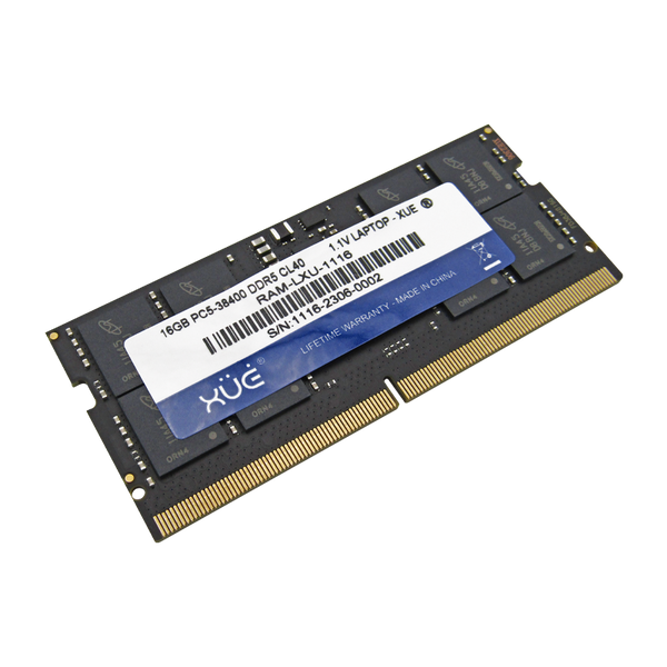 RAM para Laptop DDR5 PC5-38400 16GB 4800MHZ CL40 1.1V  XUE®