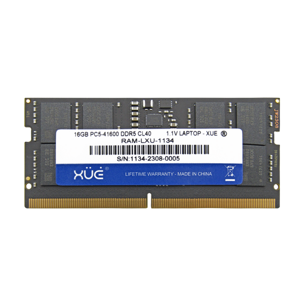 RAM para Laptop DDR5 PC5-41600 16GB 5200MHZ CL40 1.1V XUE®