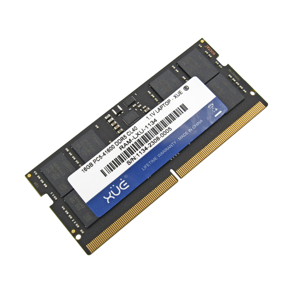 RAM para Laptop DDR5 PC5-41600 16GB 5200MHZ CL40 1.1V XUE®