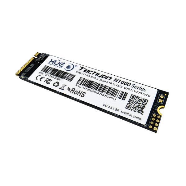 SSD PCI-E 3.0 M.2 2280 2TB NVME XUE® Tachyon N1000/2TB 2000MB/S