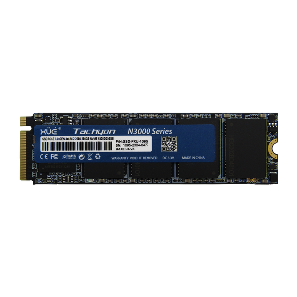 Disco de Estado Sólido SSD PCI-E 3.0 M.2 2280 256GB NVME XUE® Tachyon N3000/256GB 3100/1400MB/S (TRAY PACKING)