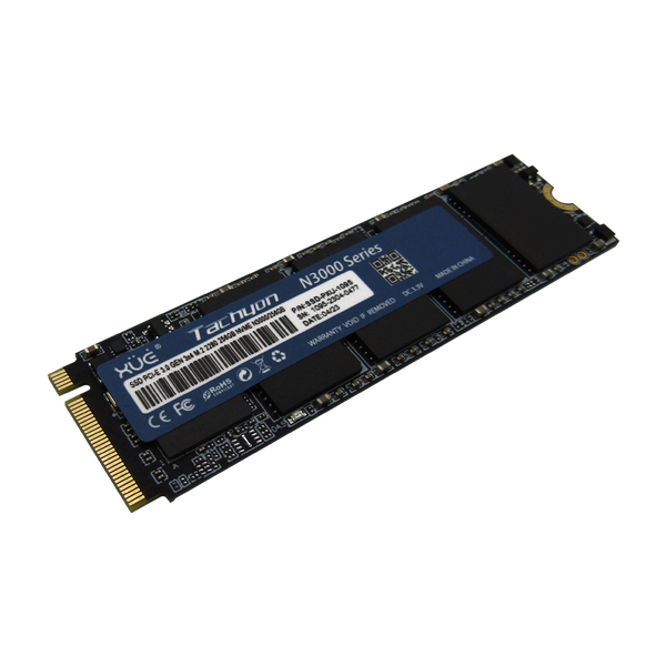 Disco de Estado Sólido SSD PCI-E 3.0 M.2 2280 256GB NVME XUE® Tachyon N3000/256GB 3100/1400MB/S (TRAY PACKING)