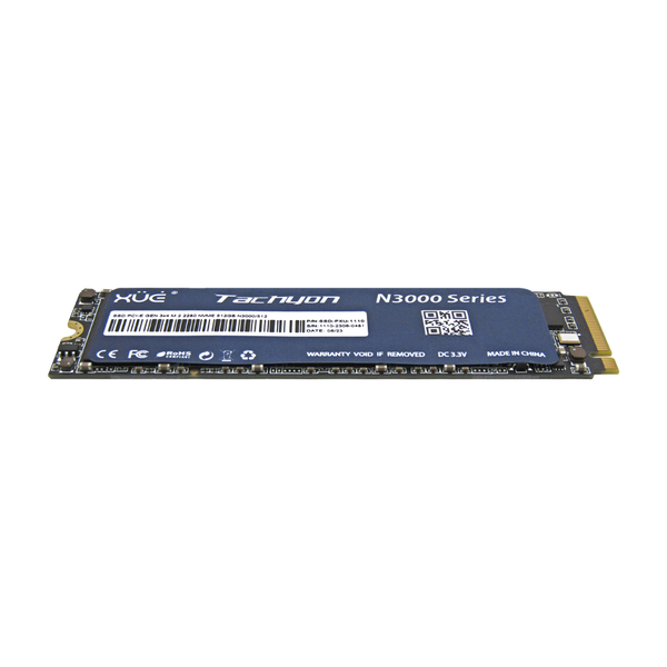 Disco de Estado Sólido SSD PCI-E 3.0 M.2 2280 512GB NVME XUE® TACHYON N3000/512GB 3500/3100MB/S (TRAY PACKING) SIN EMPAQUE