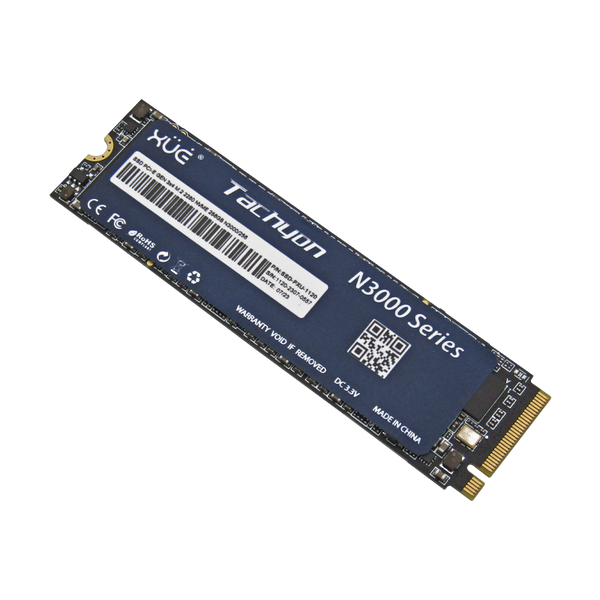 Disco de Estado Sólido SSD PCI-E 3.0 M.2 2280 256GB NVME XUE® TACHYON N3000/256GB 3100/1400MB/S (TRAY PACKING)