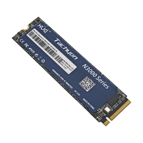 Disco de Estado Sólido SSD PCI-E 3.0 M.2 2280 1TB NVME XUE® TACHYON N3000/1TB 3500/3100MB/S (TRAY PACKING)