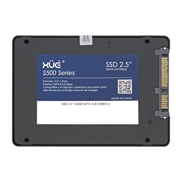 Disco de Estado Sólido SSD 2.5 512GB SATA XUE® BLINK S500/512 550MB/S (TRAY PACKING)QLC