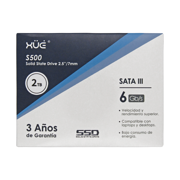 Disco de Estado Sólido SSD 2.5 2TB SATA XUE BLINK S500/2TB 520MB/S