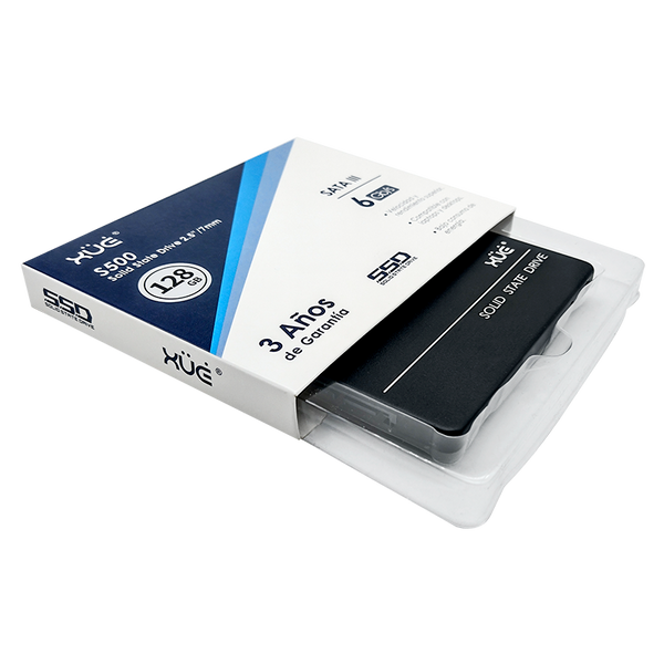 Disco de Estado Sólido SSD 2.5 128GB SATA Blink S500/128 500MB/S Marca XUE®