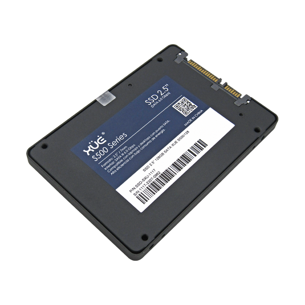 Disco de Estado Sólido SSD 2.5 128GB SATA XUE® BLINK S500/128 500MB/S (TRAY PACKING)