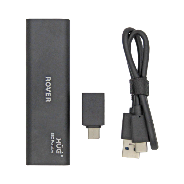 Disco de Estado Sólido SSD externo USB 3.2 GEN 2 TIPO C 1TB EXT. XUE® ROVER C500 450MB/s (Negro)