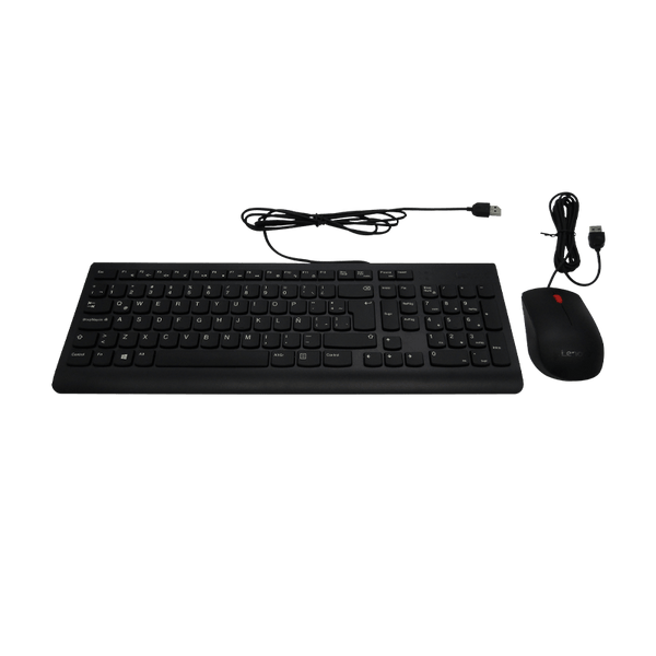 Combo Teclado USB 2.0  Desktop SP + Mouse Lenovo ESSENTIAL 00XH611