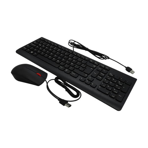 Combo Teclado USB 2.0  Desktop SP + Mouse Lenovo ESSENTIAL 00XH611