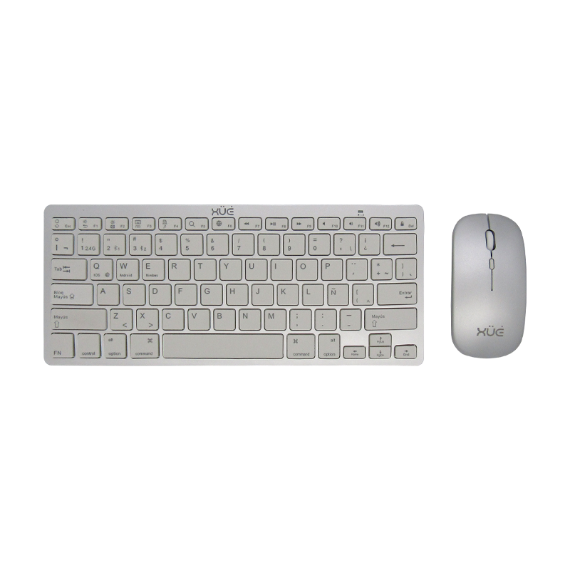 Teclado inalambrico gris hotsell