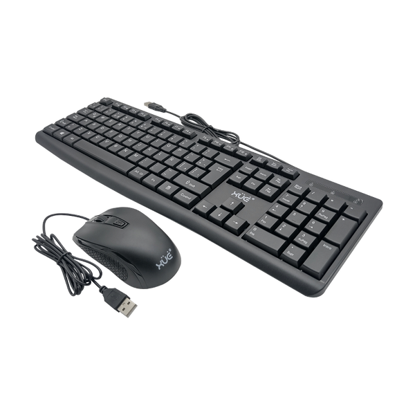 COMBO TECLADO USB 2.0 DESKTOP LA + MOUSE XUE® TM320