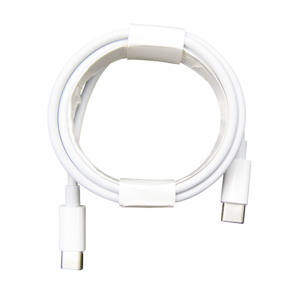 Cable de datos y carga USB-C a USB-C 3Amp 2M Blanco